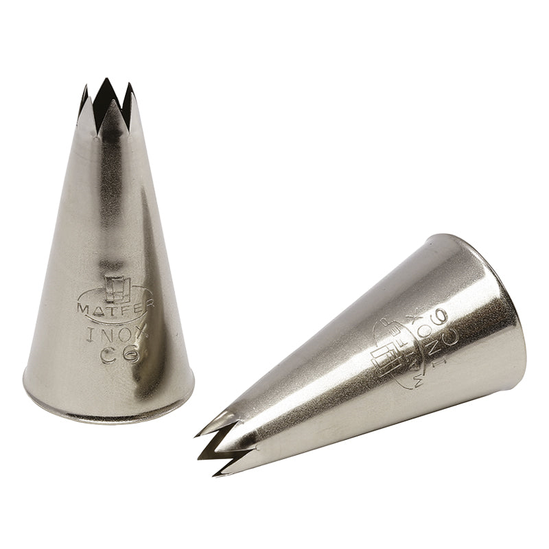 2 BOQUILLA ESTRIADA ACERO INOXIDABLE 13MM/8 DIENTES