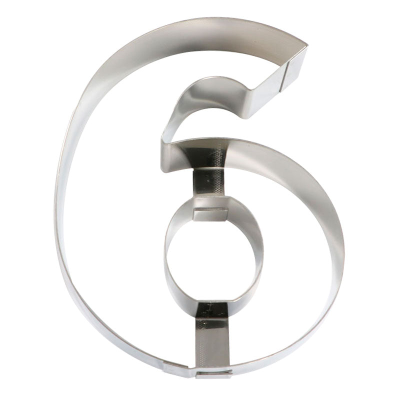 MOLDE INOX NUMERO 6 | 20CM H4CM