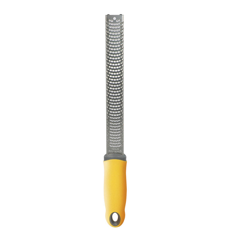 RALLADOR ACERO INOX MANGO AMARILLO