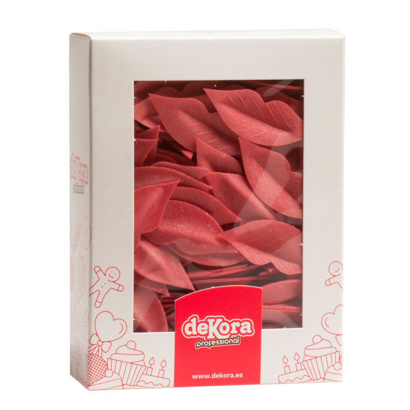 LABIOS ROJOS DE OBLEA 5CM