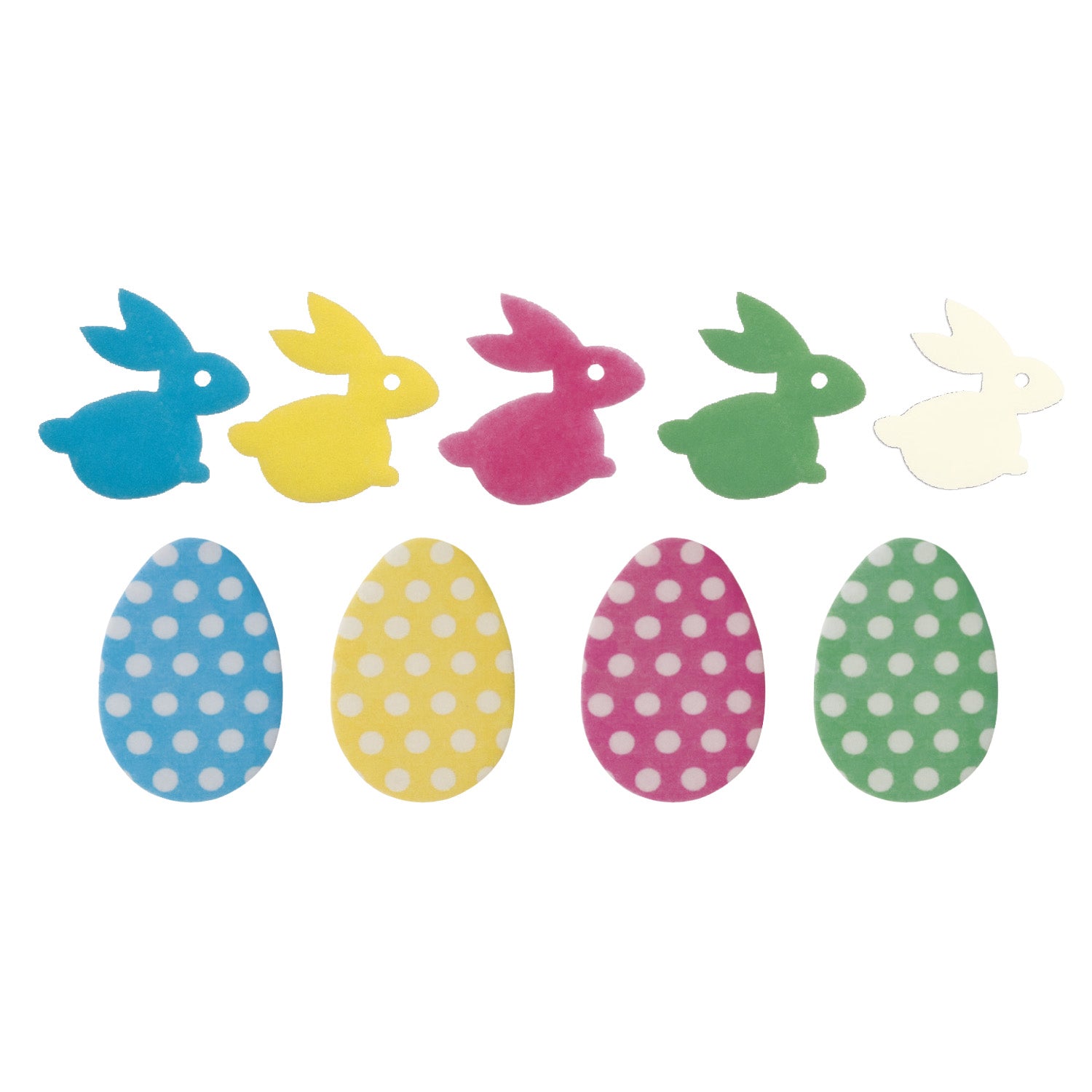 DECORACION OBLEA TARTA SURTIDO PASCUA -3,5CM