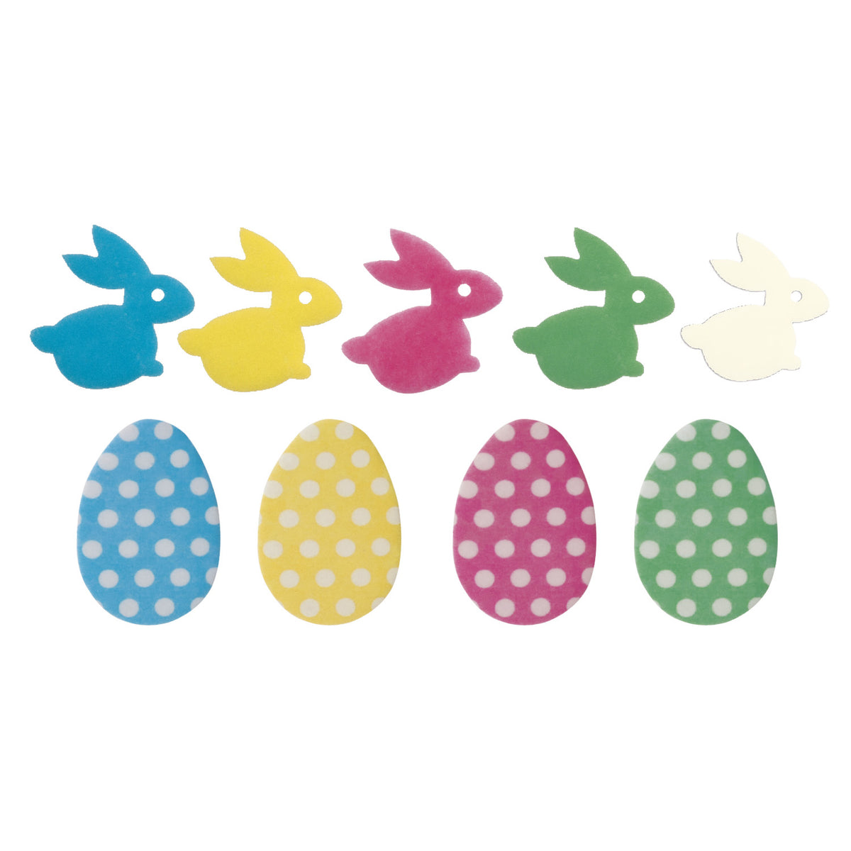 DECORACION OBLEA TARTA SURTIDO PASCUA -3,5CM