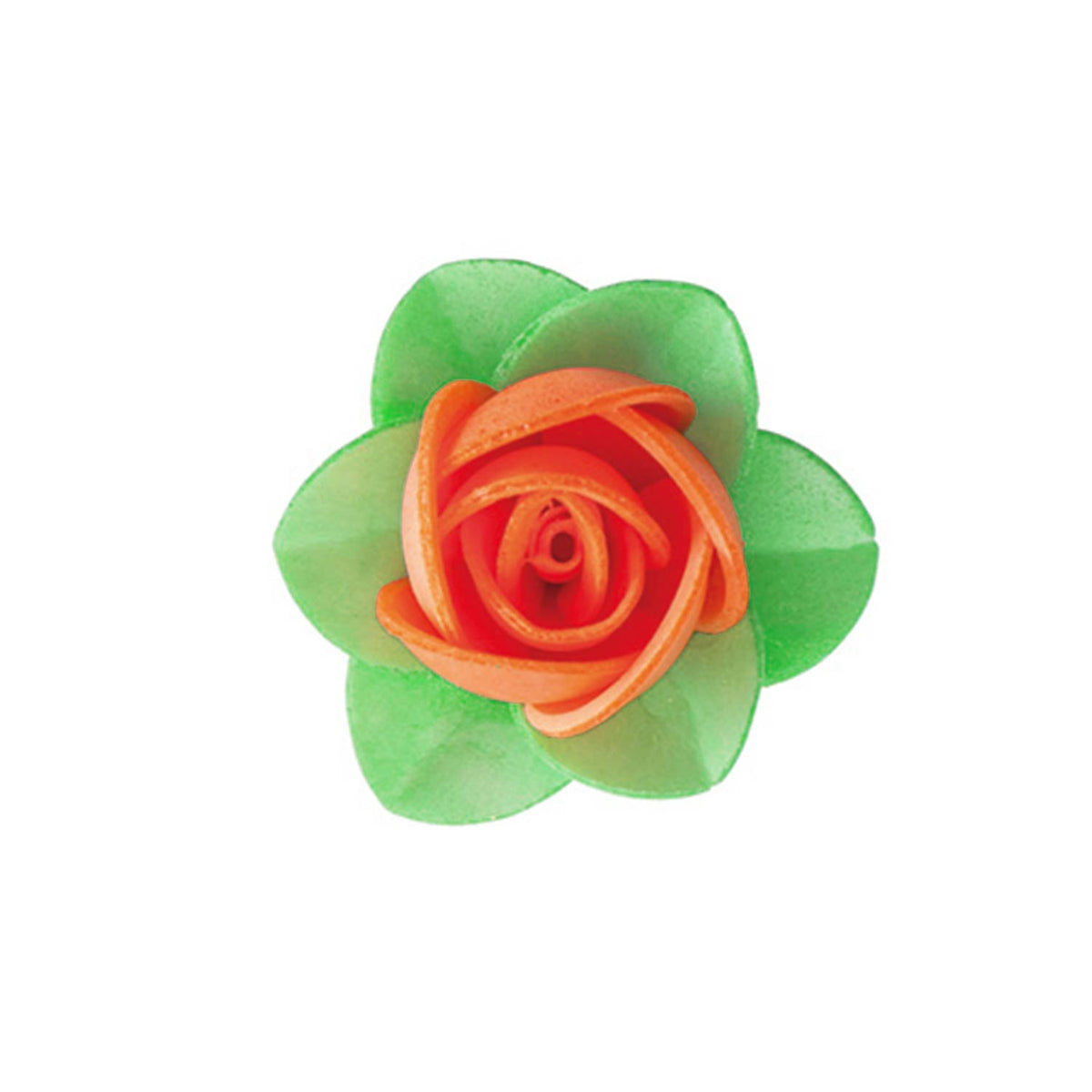 FLORES OBLEA CON HOJA 4CM COLORES