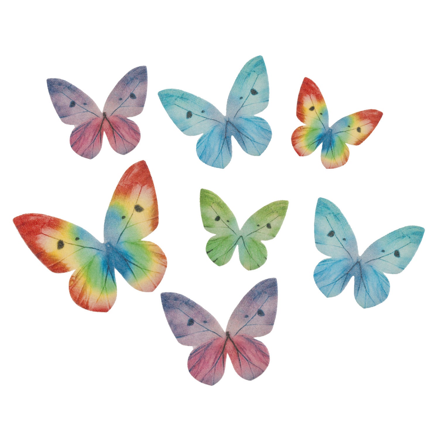 MARIPOSAS SURTIDAS 3-6 CM 87 UDS