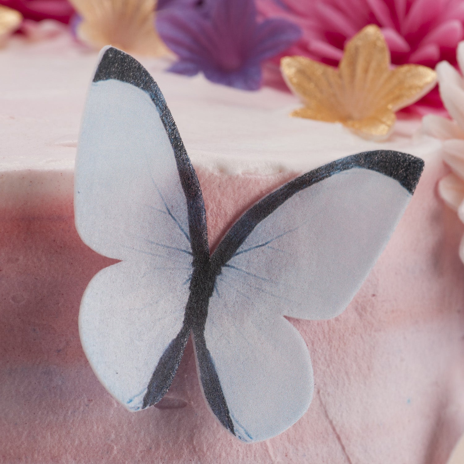 MARIPOSAS OBLEA SURTIDAS COLOR PASTEL 3-6CM