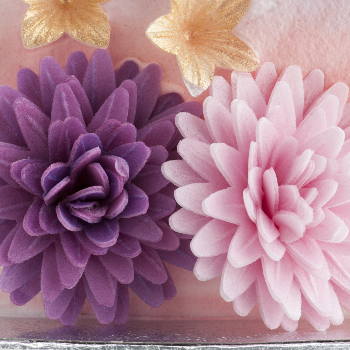 BOX OF 12 WAFER POMPONS ASSORTED COLORS Ø 4.5CM