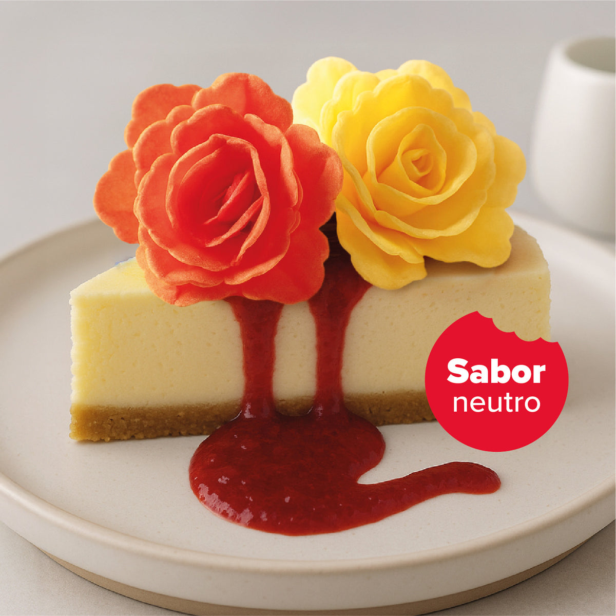 CAJA DE 15 ROSAS DE OBLEA OTOÑO COLORES SURTIDOS Ø 7CM