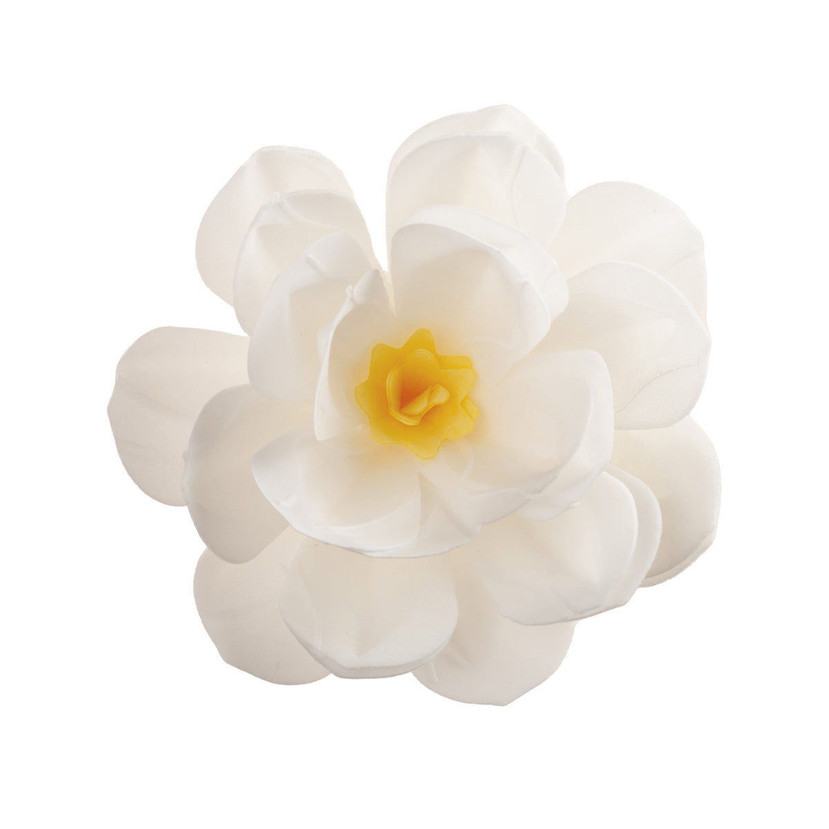 WHITE WAFER FLOWER 12CM