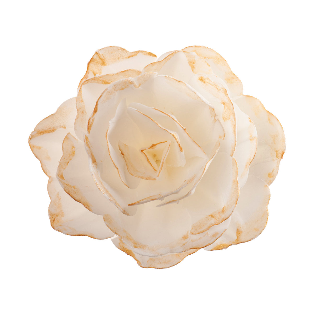 ROSA ARTISTICA COLOR DORADO 12CM