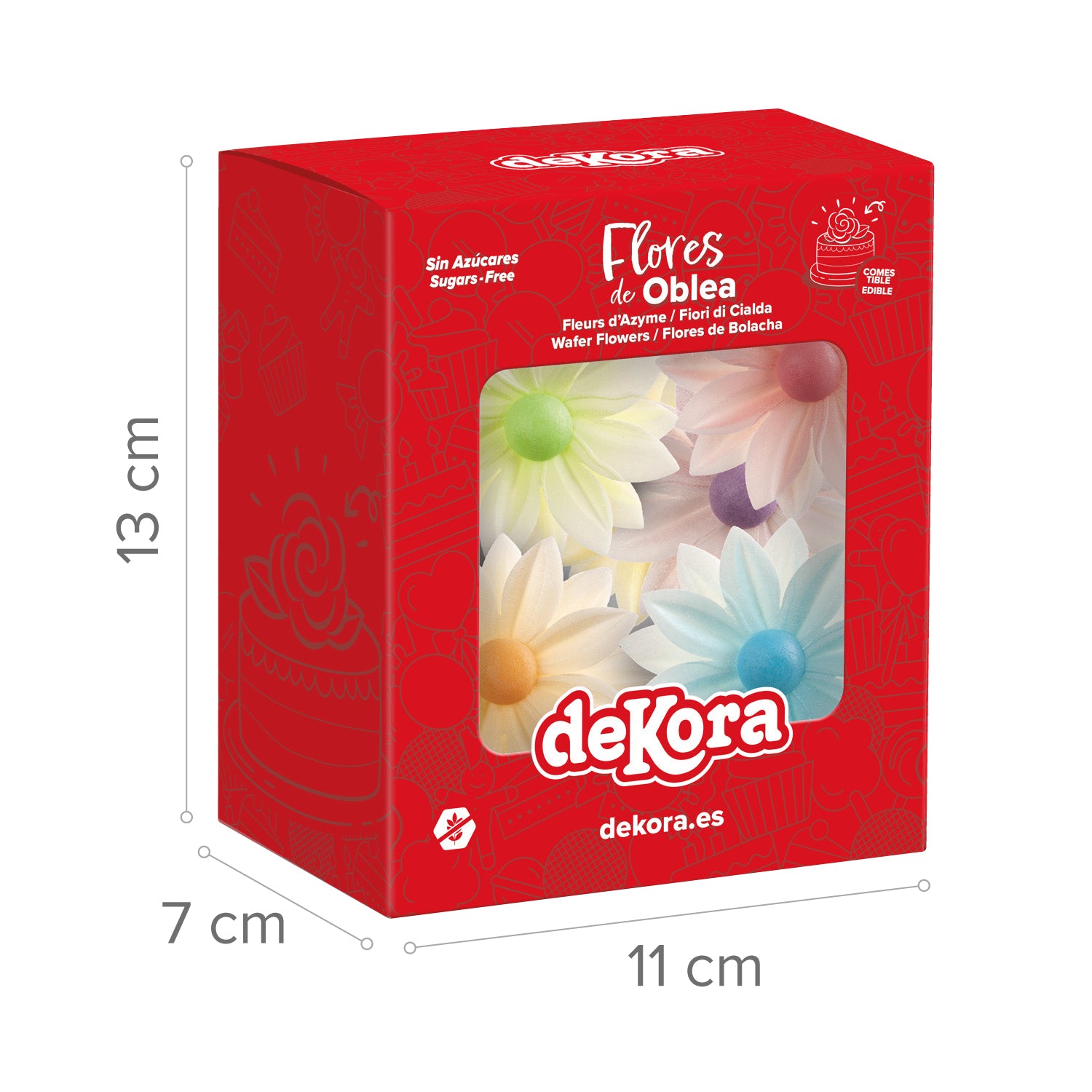 DAISY COLORES SURTIDOS 7CM
