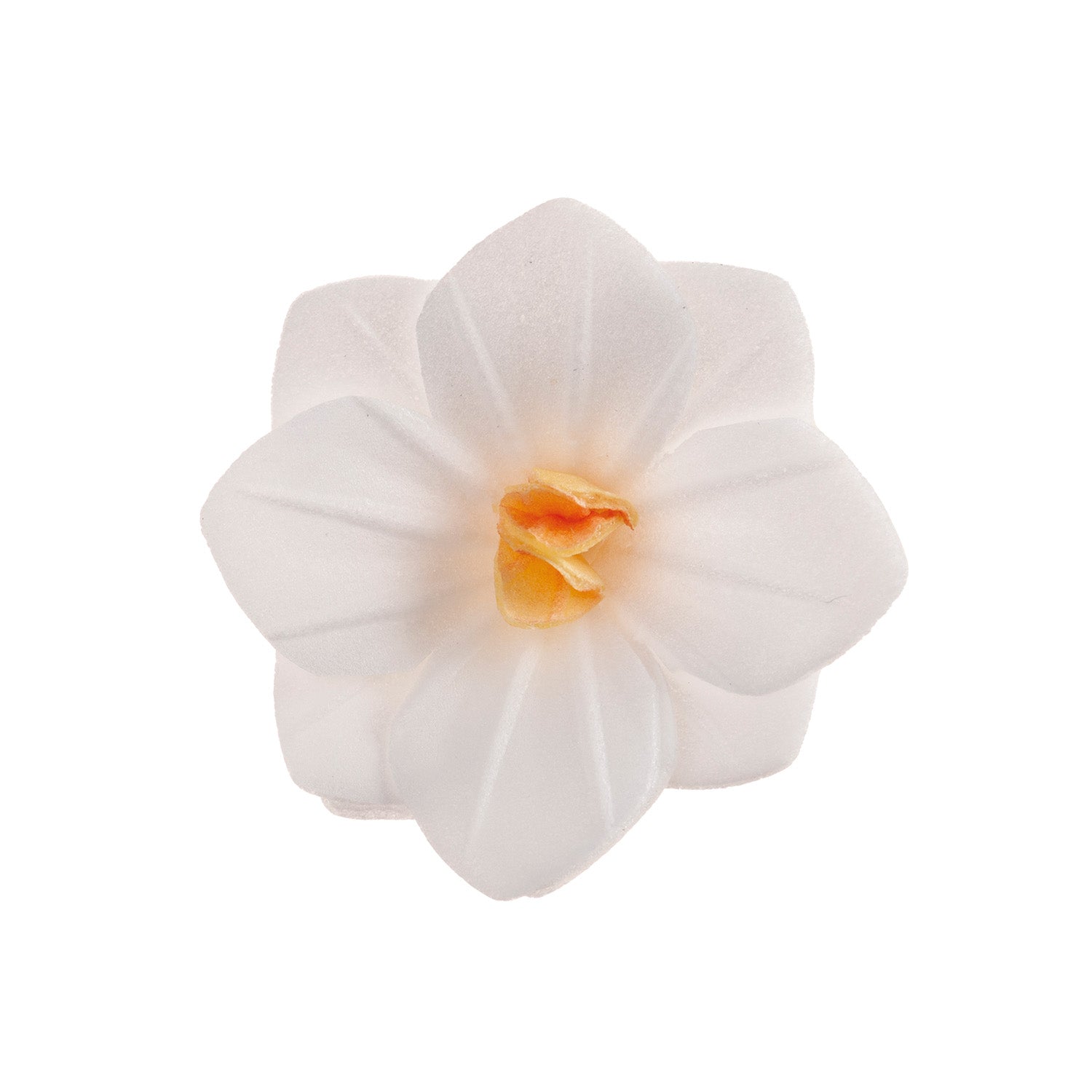 FLORES DE OBLEA COLOR BLANCO 4CM