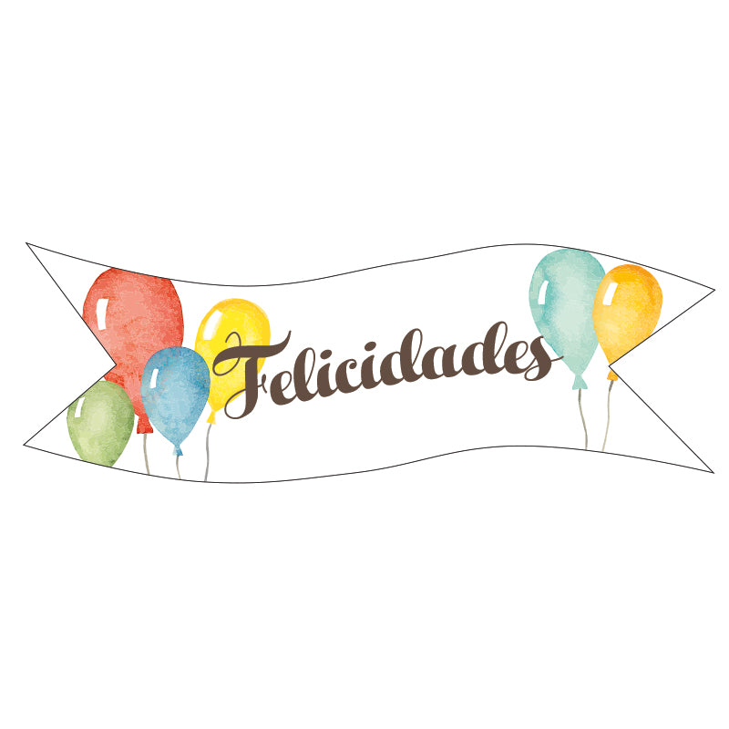 BANDERAS OBLEA FELICIDADES