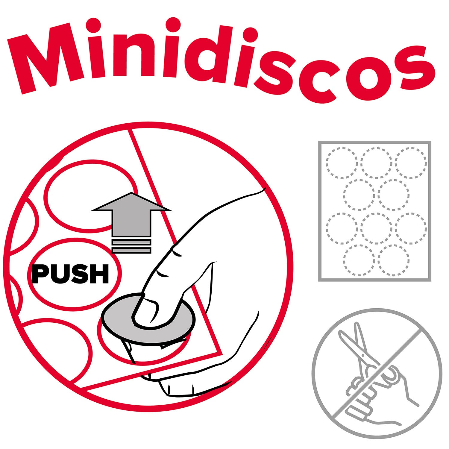 MINI DISCOS OBLEA HALLOWEEN Ø 3,4CM -A5