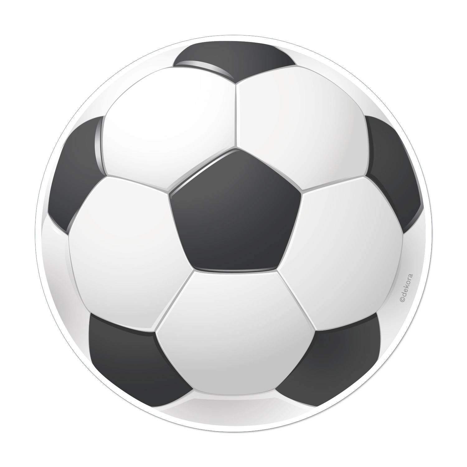 DISCO OBLEA TARTA BALON FUTBOL 20CM