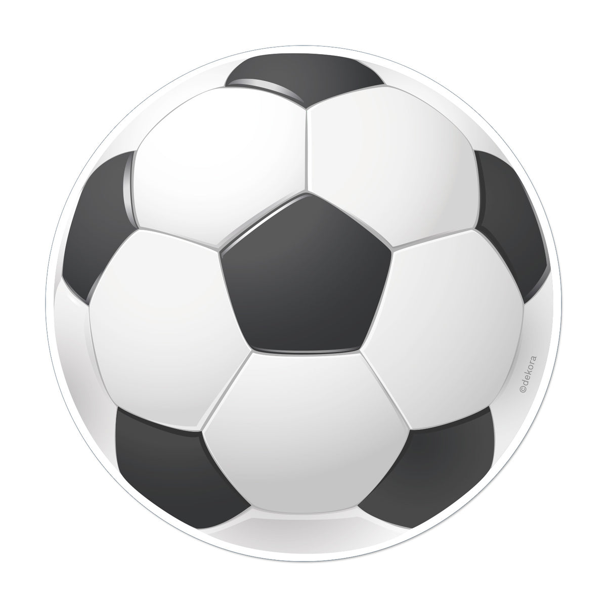 DISCO OBLEA TARTA BALON FUTBOL 20CM