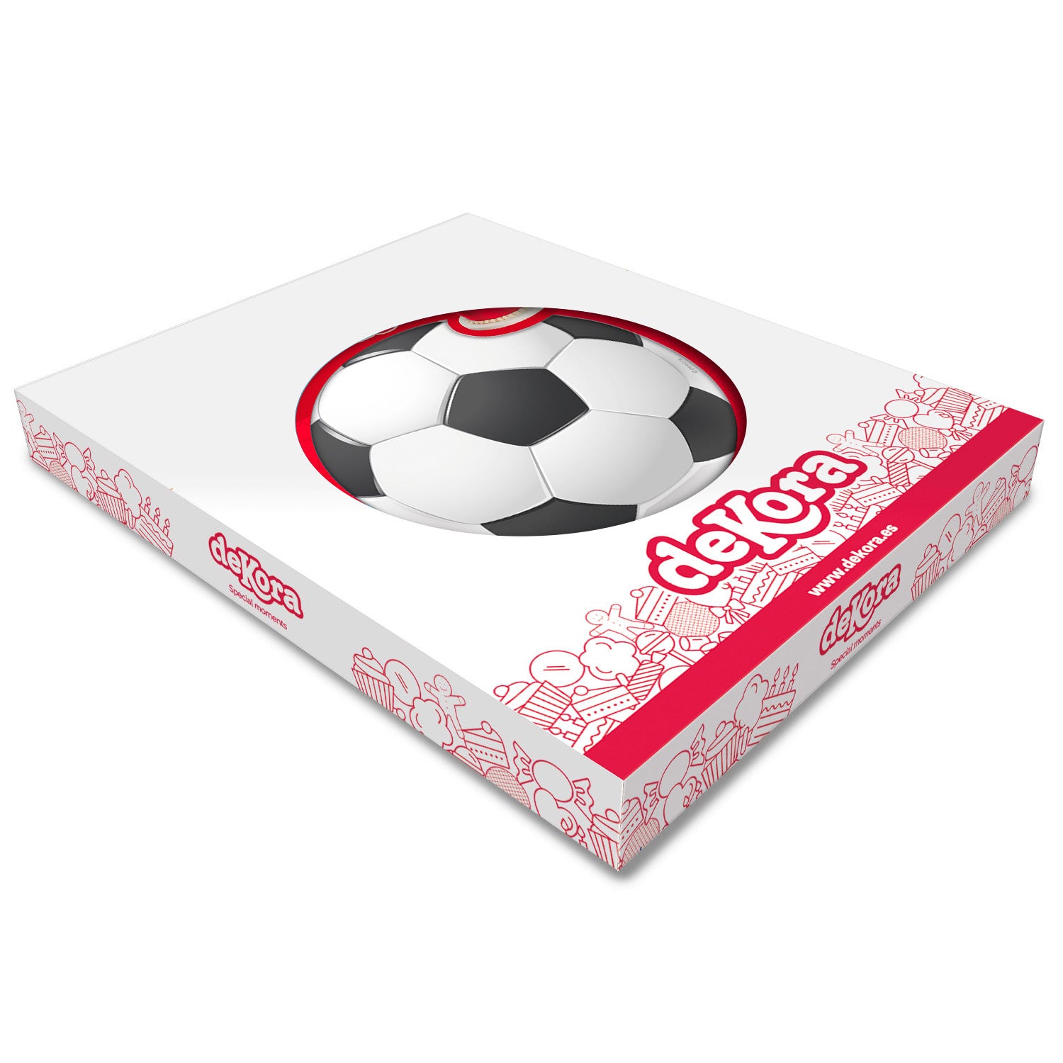 DISCO OBLEA TARTA BALON FUTBOL 20CM