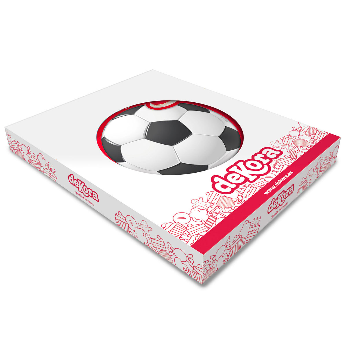 DISCO OBLEA TARTA BALON FUTBOL 20CM