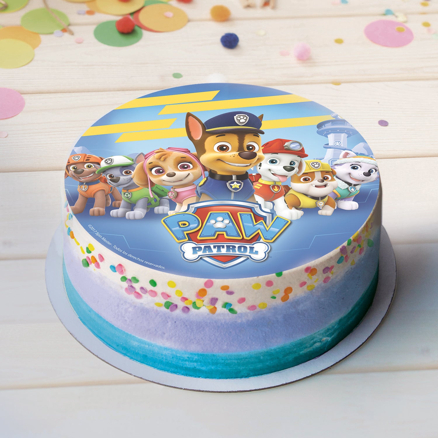DISCO OBLEA TARTA PAW PATROL 20CM