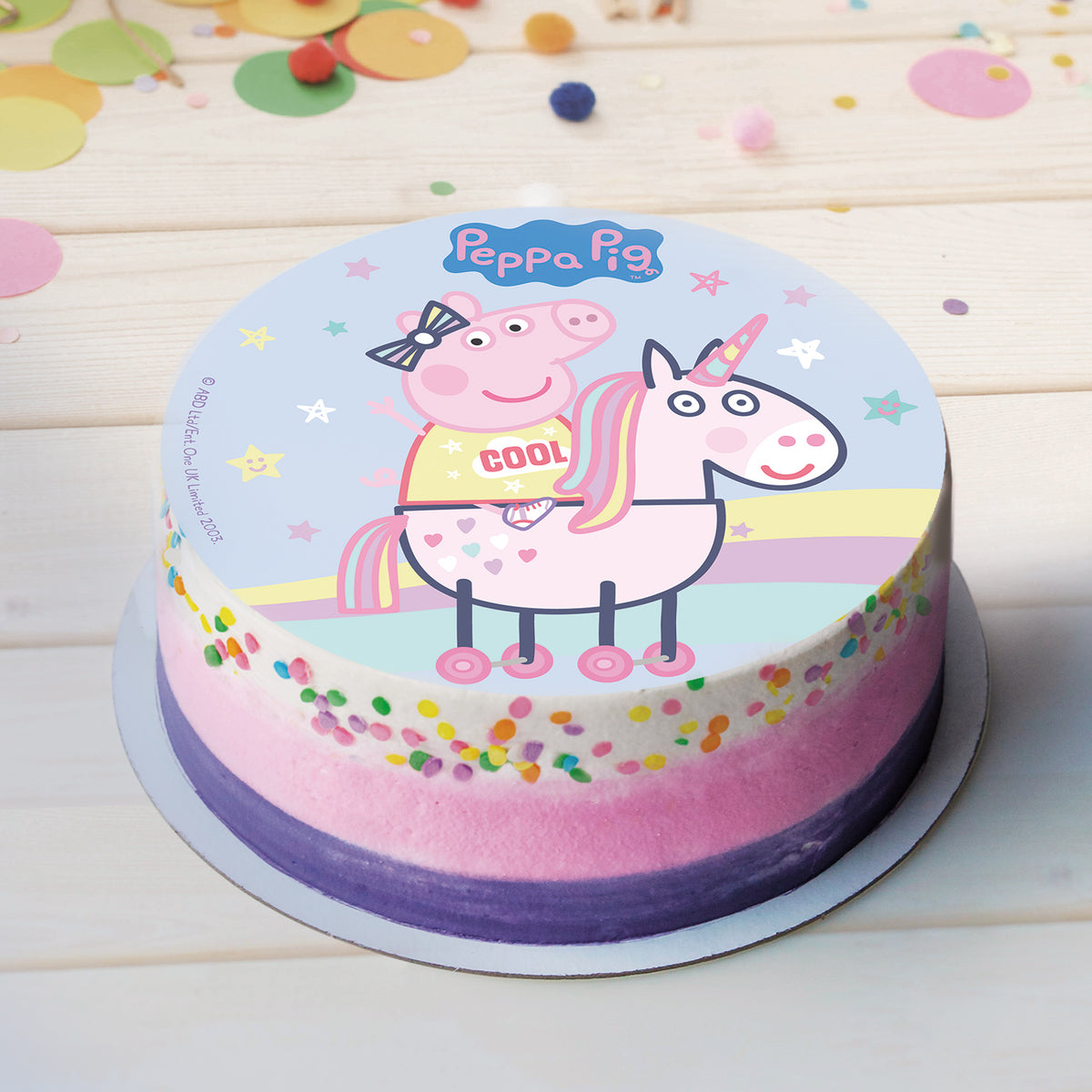 DISCO OBLEA TARTA PEPPA PIG 20CM