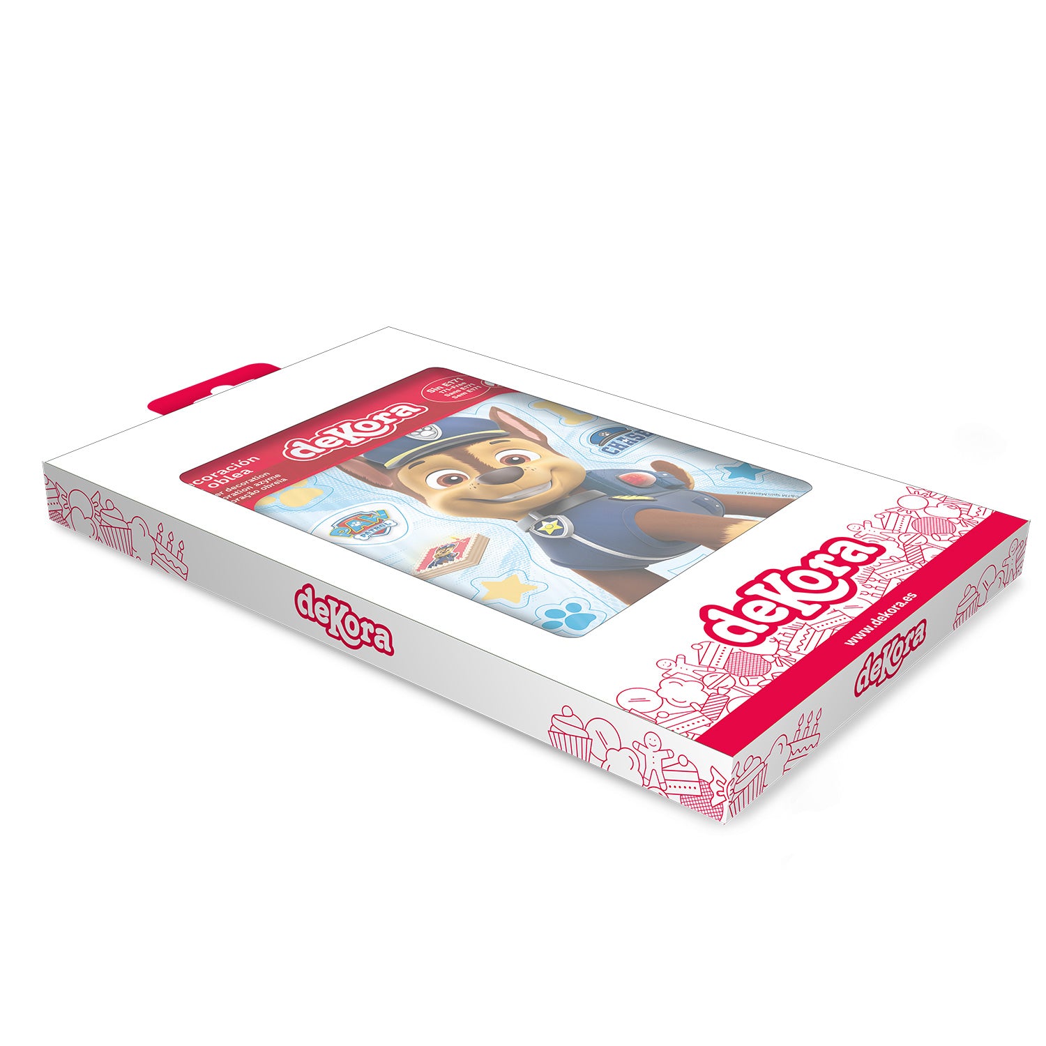 SILUETA OBLEA TARTA CHASE PATRULLA CANINA 14.8X21CM A5