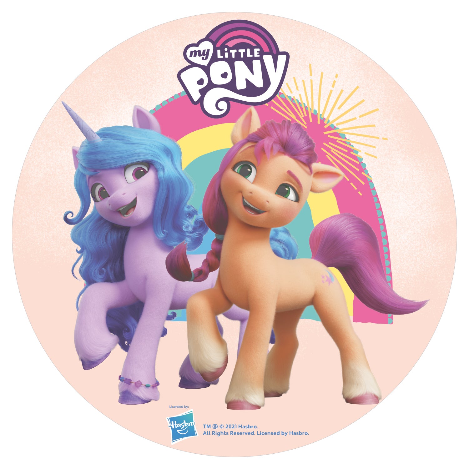 DISCO OBLEA TARTA MY LITTLE PONY 20CM