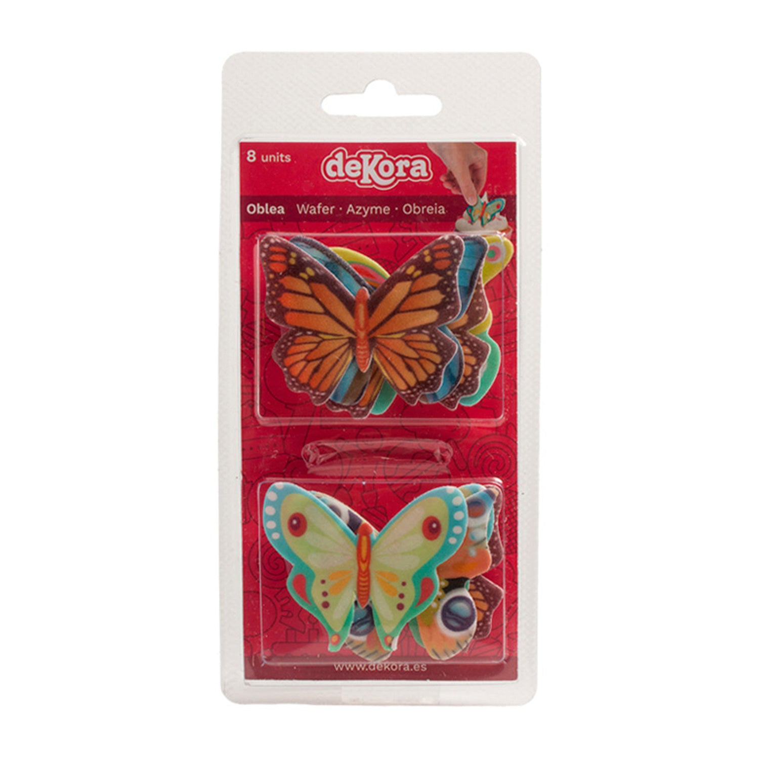 DISPLAY 24 BLISTER MARIPOSAS OBLEA 8 UD