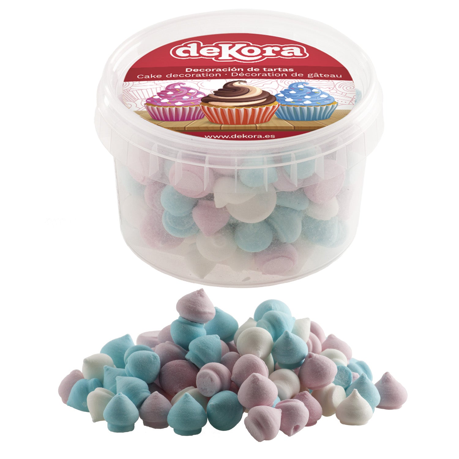 MERENGUITO DE AZÚCAR COLORES SURTIDOS 90GR