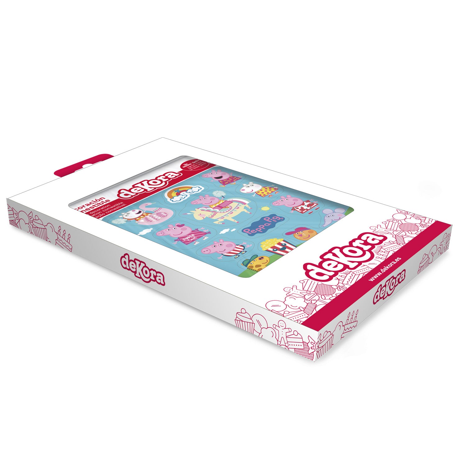 DECORACION COMESTIBLE RECORTABLE PEPPA PIG ZERO A5