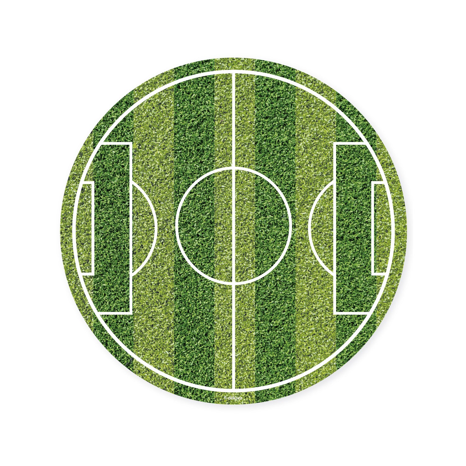 DISCO COMESTIBLE TARTA CAMPO DE FUTBOL 15.5CM