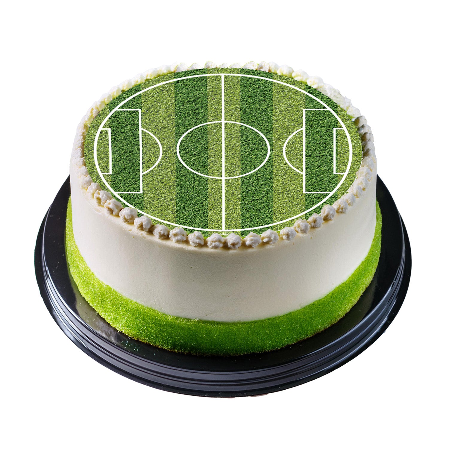 DISCO COMESTIBLE TARTA CAMPO DE FUTBOL 15.5CM