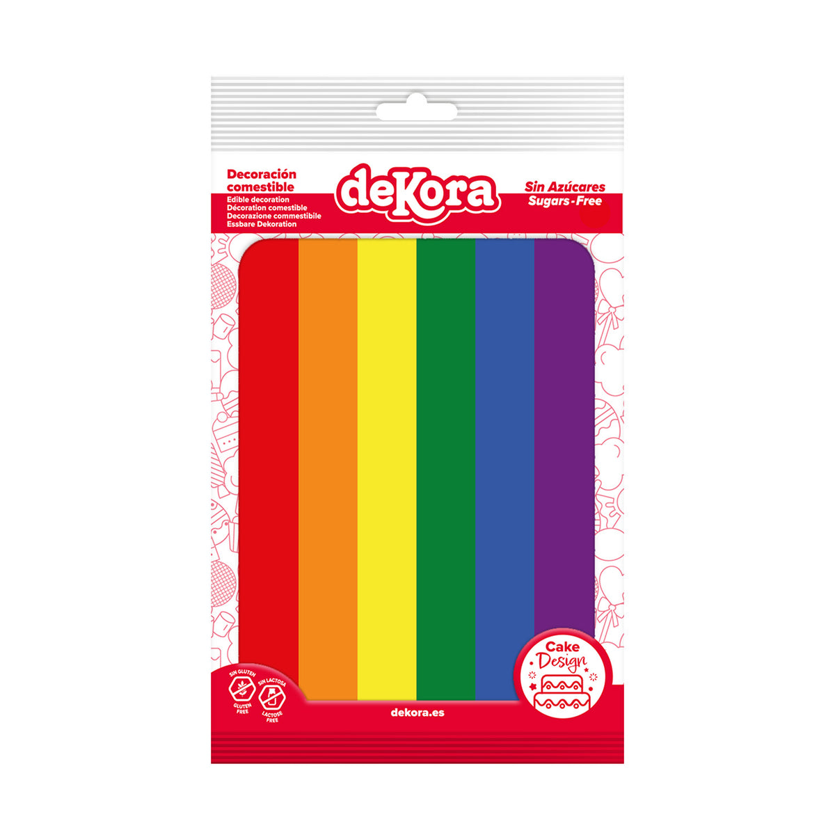 LAMINA COMESTIBLE TARTA LGTBI 14,8X21CM A5