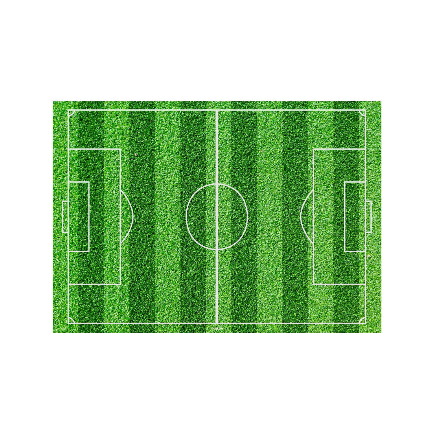 LAMINA COMESTIBLE TARTA CAMPO FUTBOL 14,8X21CM A5