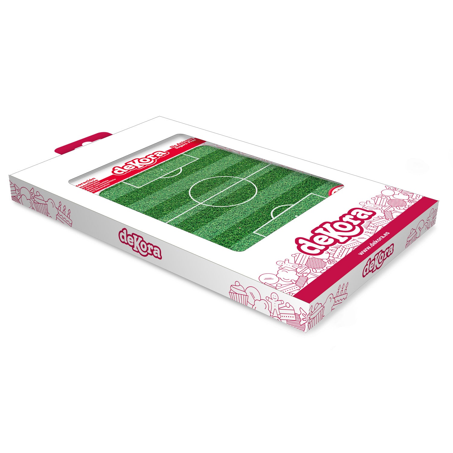 LAMINA COMESTIBLE TARTA CAMPO FUTBOL 14,8X21CM A5