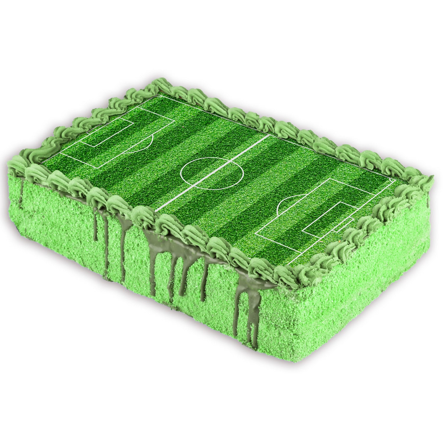 LAMINA COMESTIBLE TARTA CAMPO FUTBOL 14,8X21CM A5