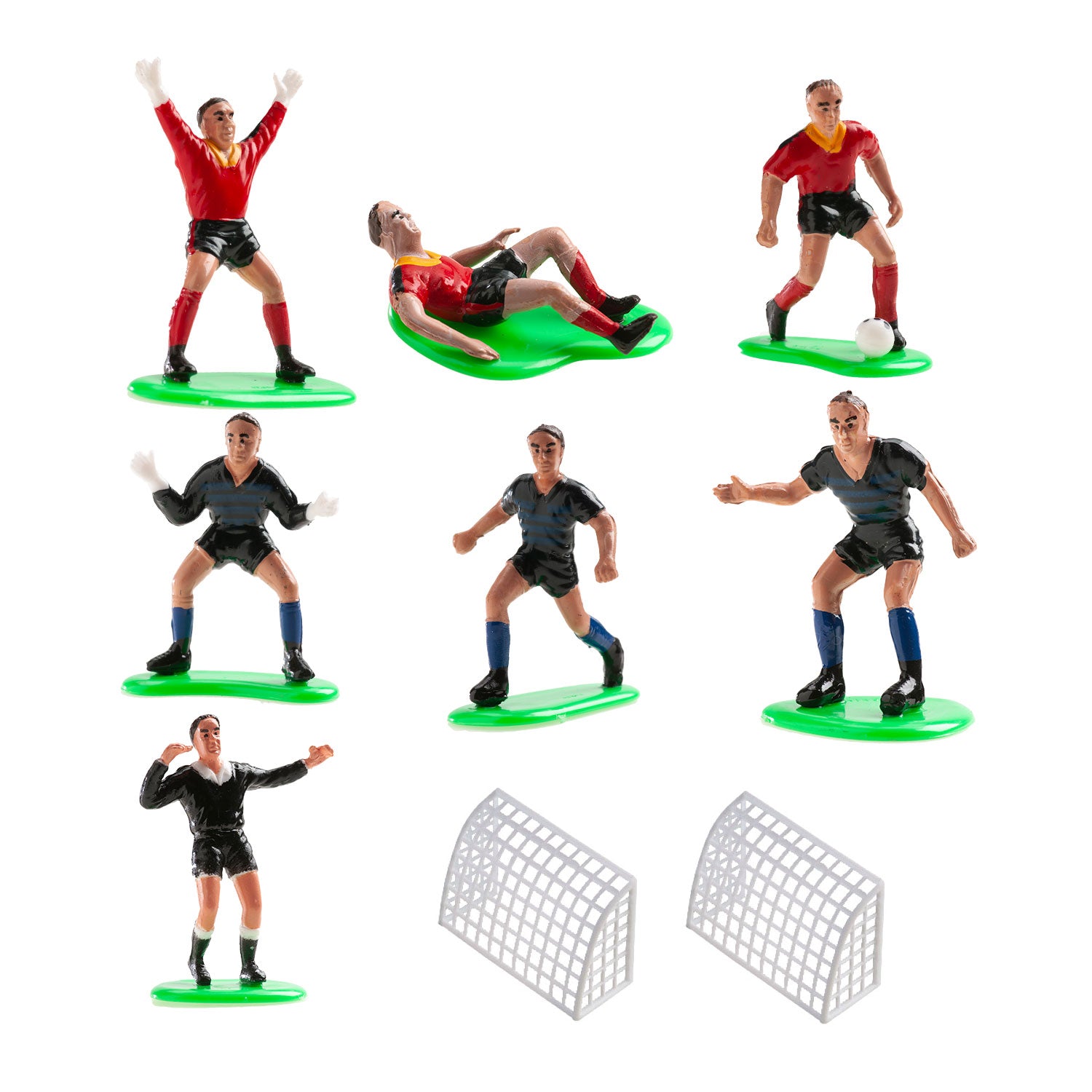 KIT PVC FUTBOL ROJO Y AZUL