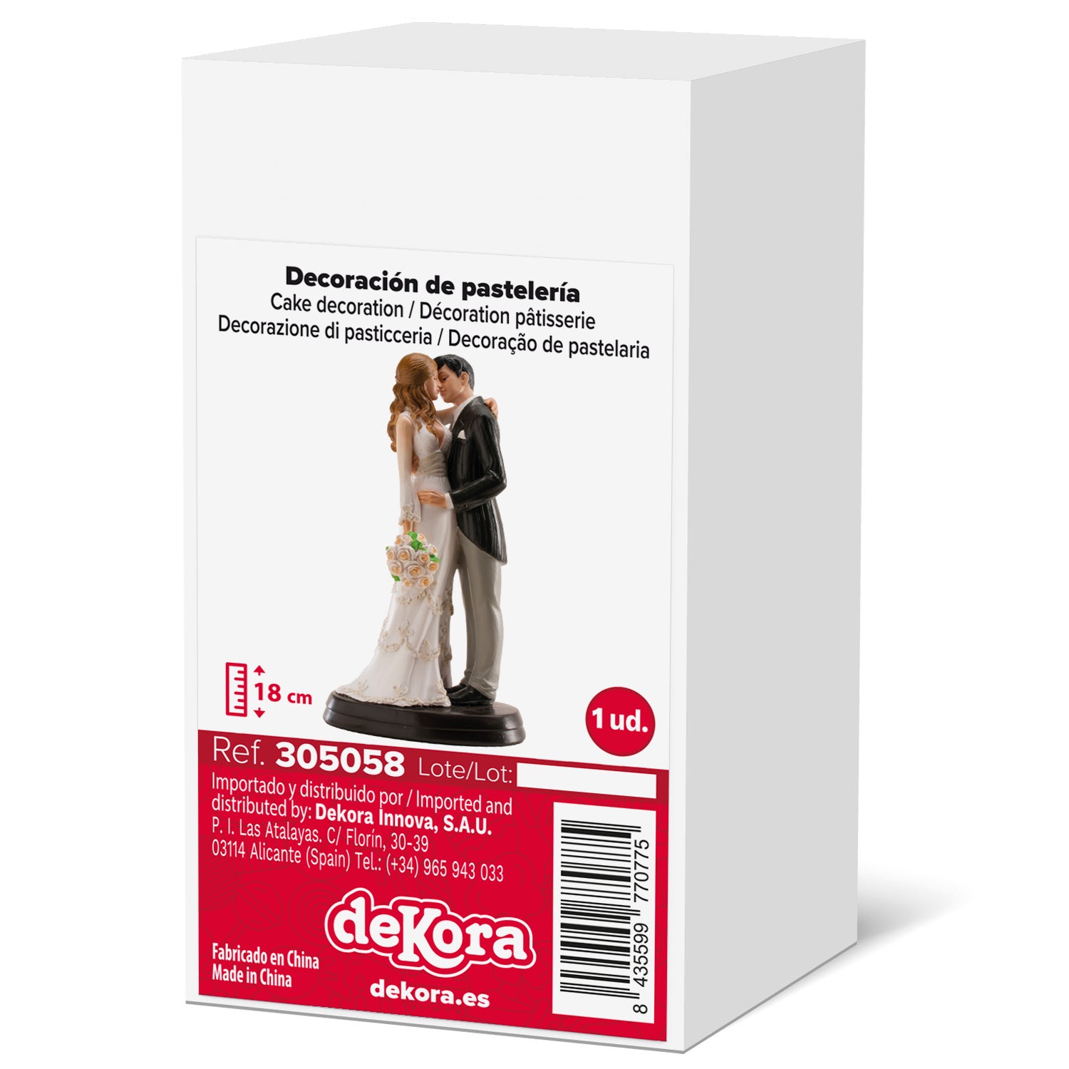 PAREJA BODA MARIA Y JUAN 18CM