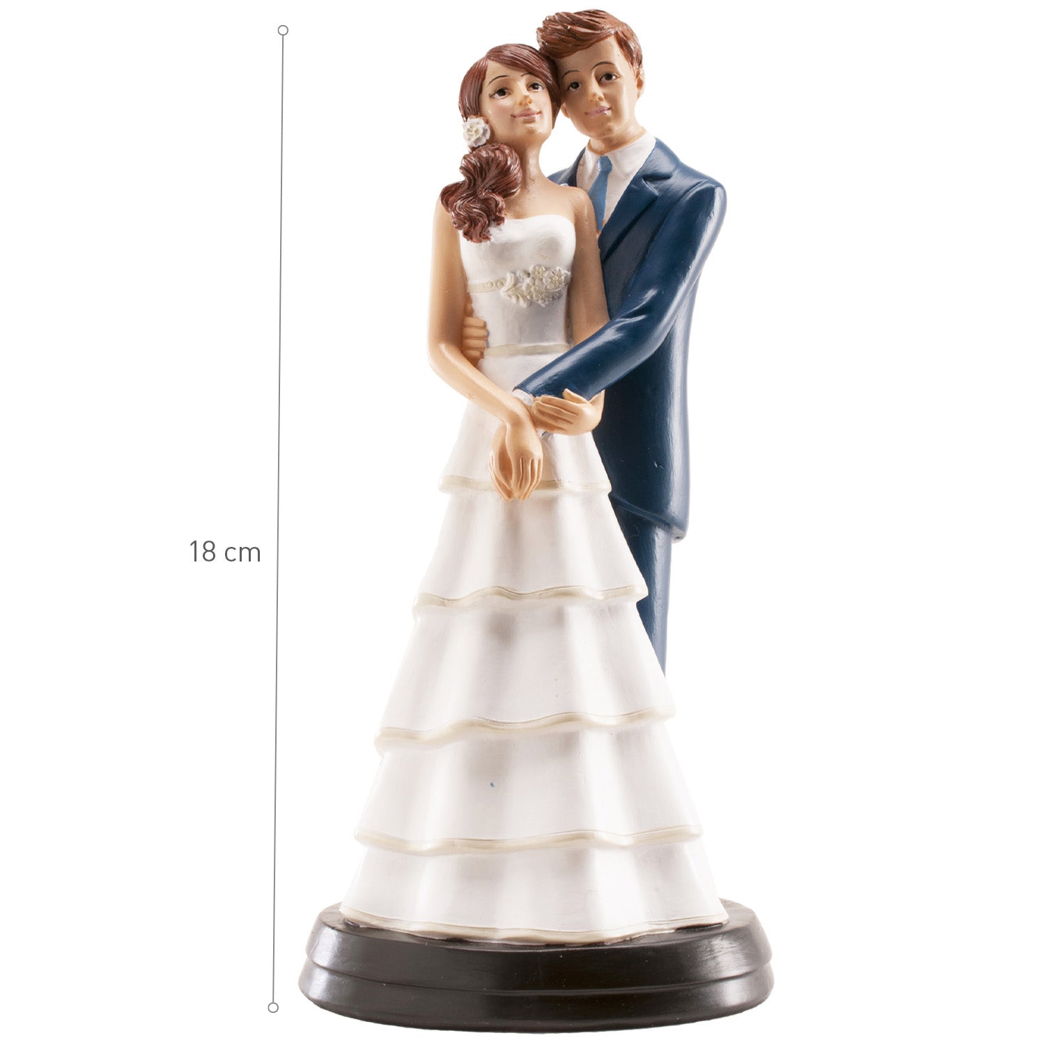 PAREJA BODA LAURA Y ALVARO 18CM