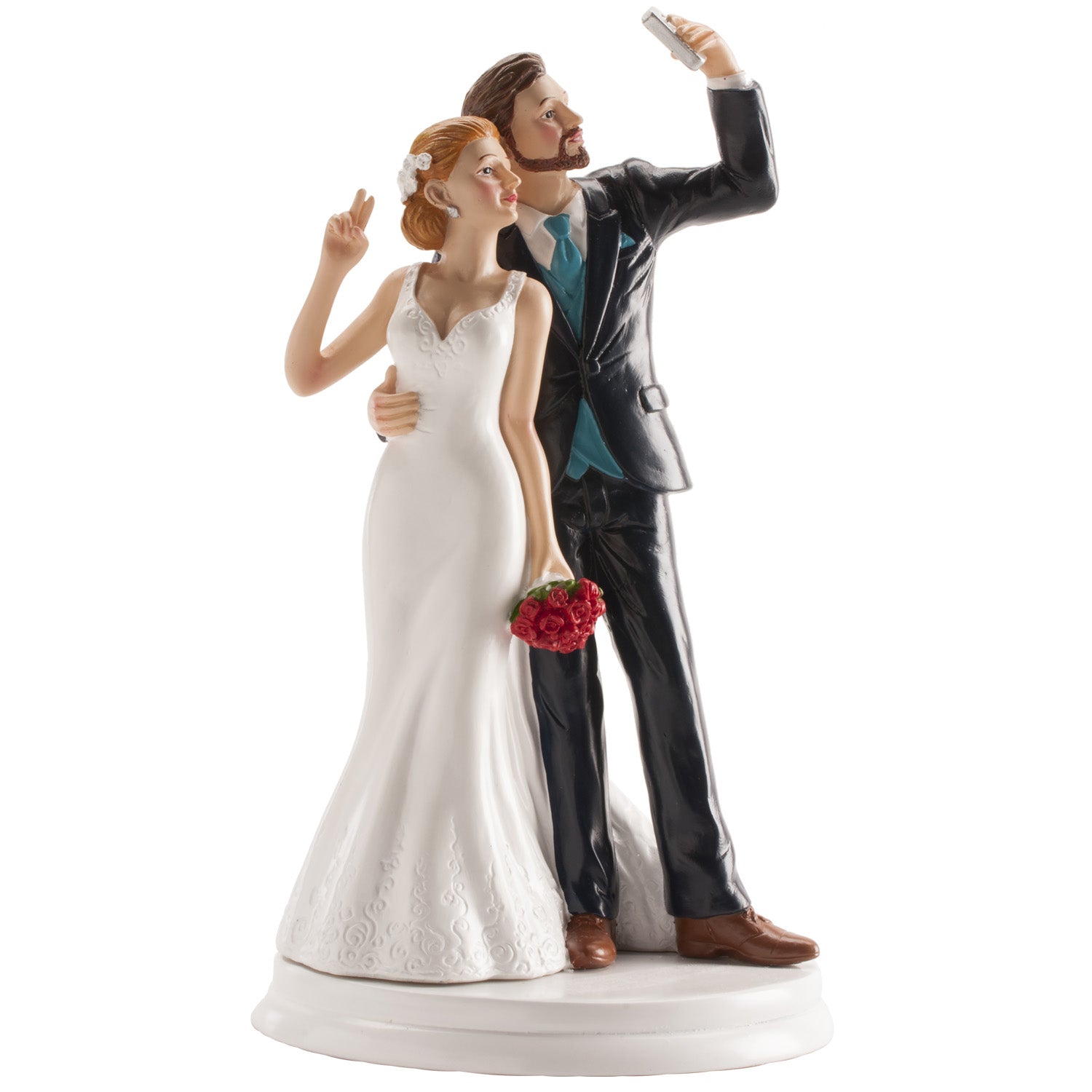 PAREJA DE BODA SELFIE 20CM