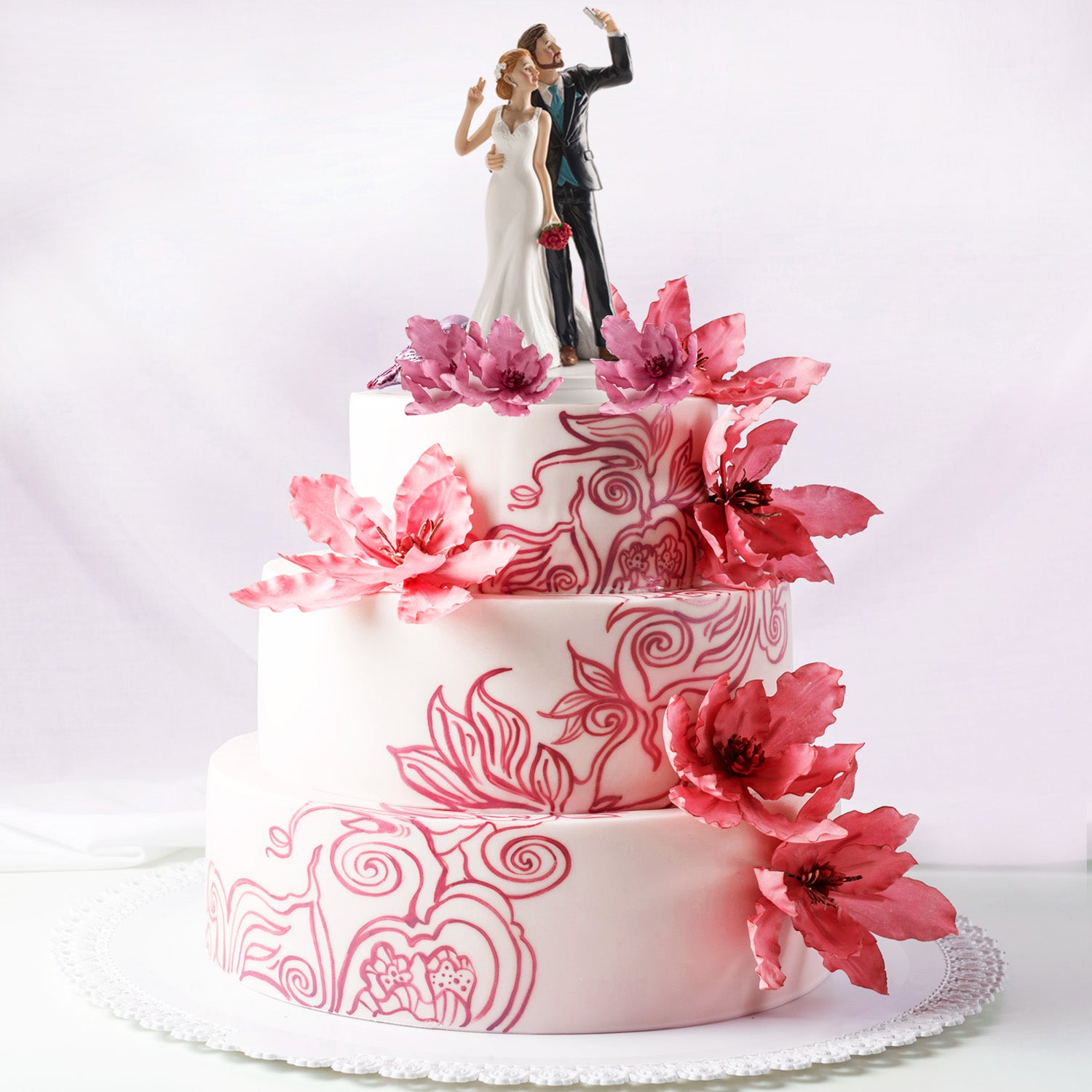 PAREJA DE BODA SELFIE 20CM
