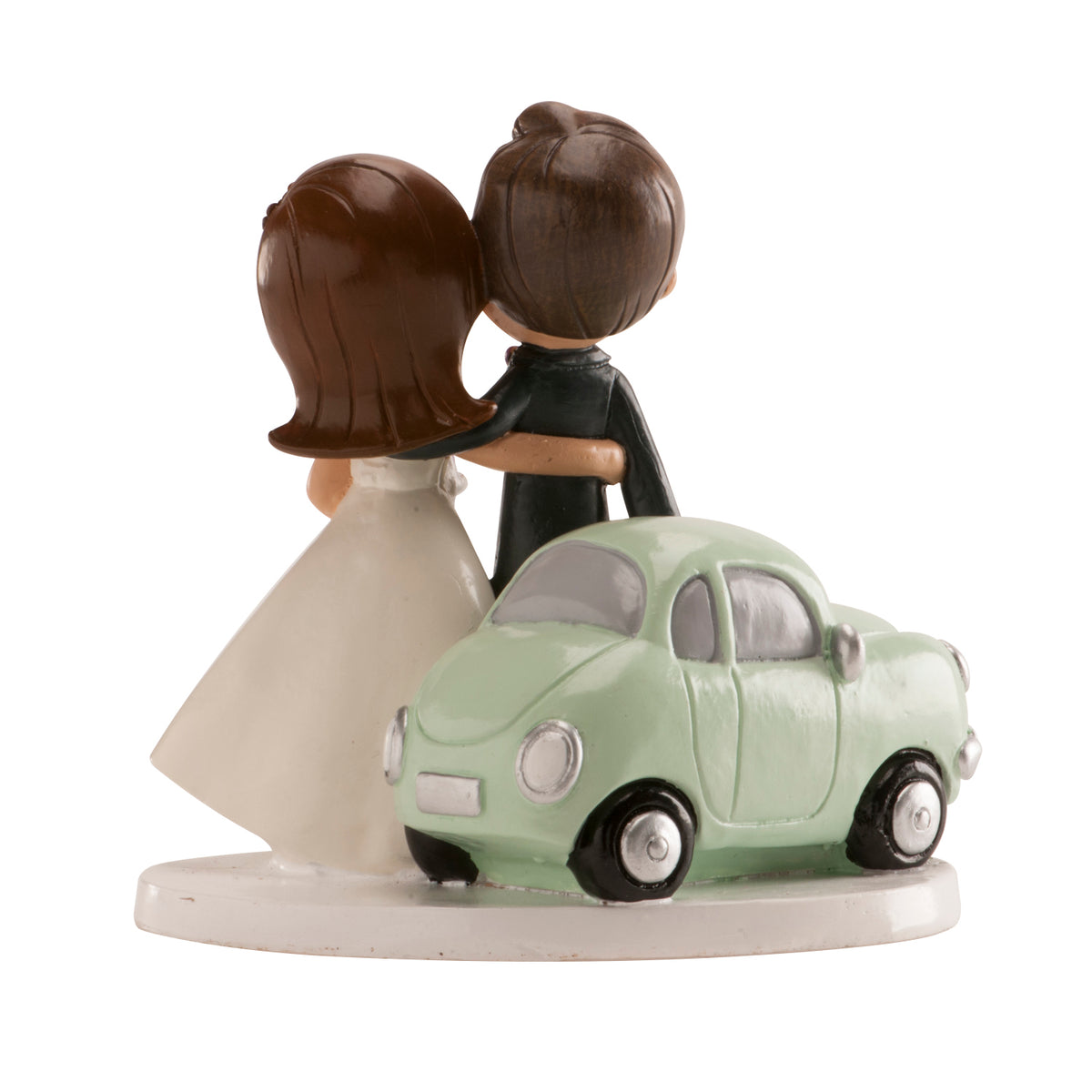 PAREJA BODA COCHE JUST MARRIED 12CM