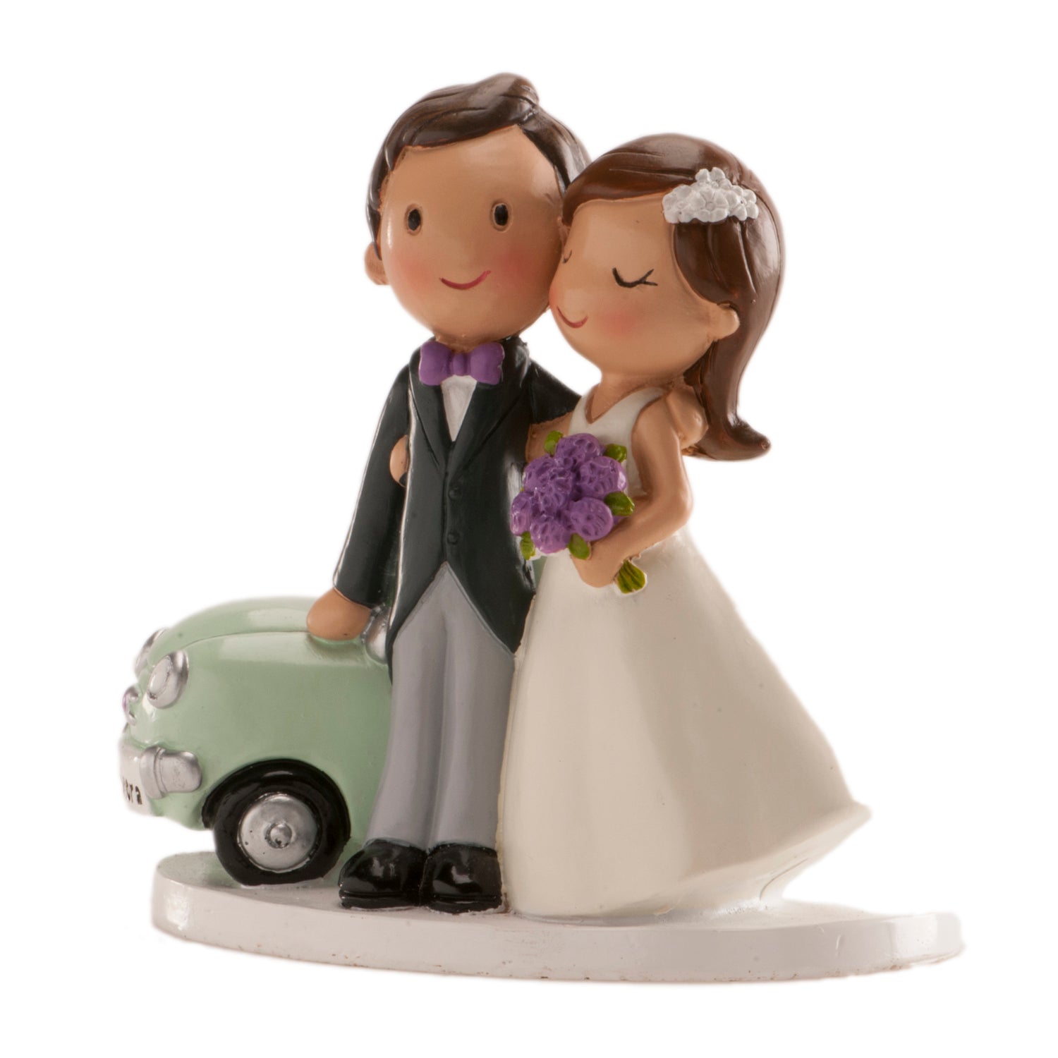 PAREJA BODA COCHE JUST MARRIED 12CM