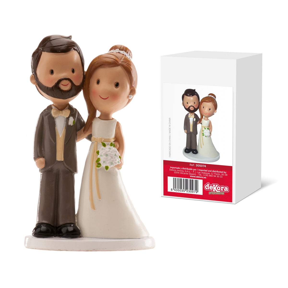 PAREJA BODA OLD FASHION 14CM
