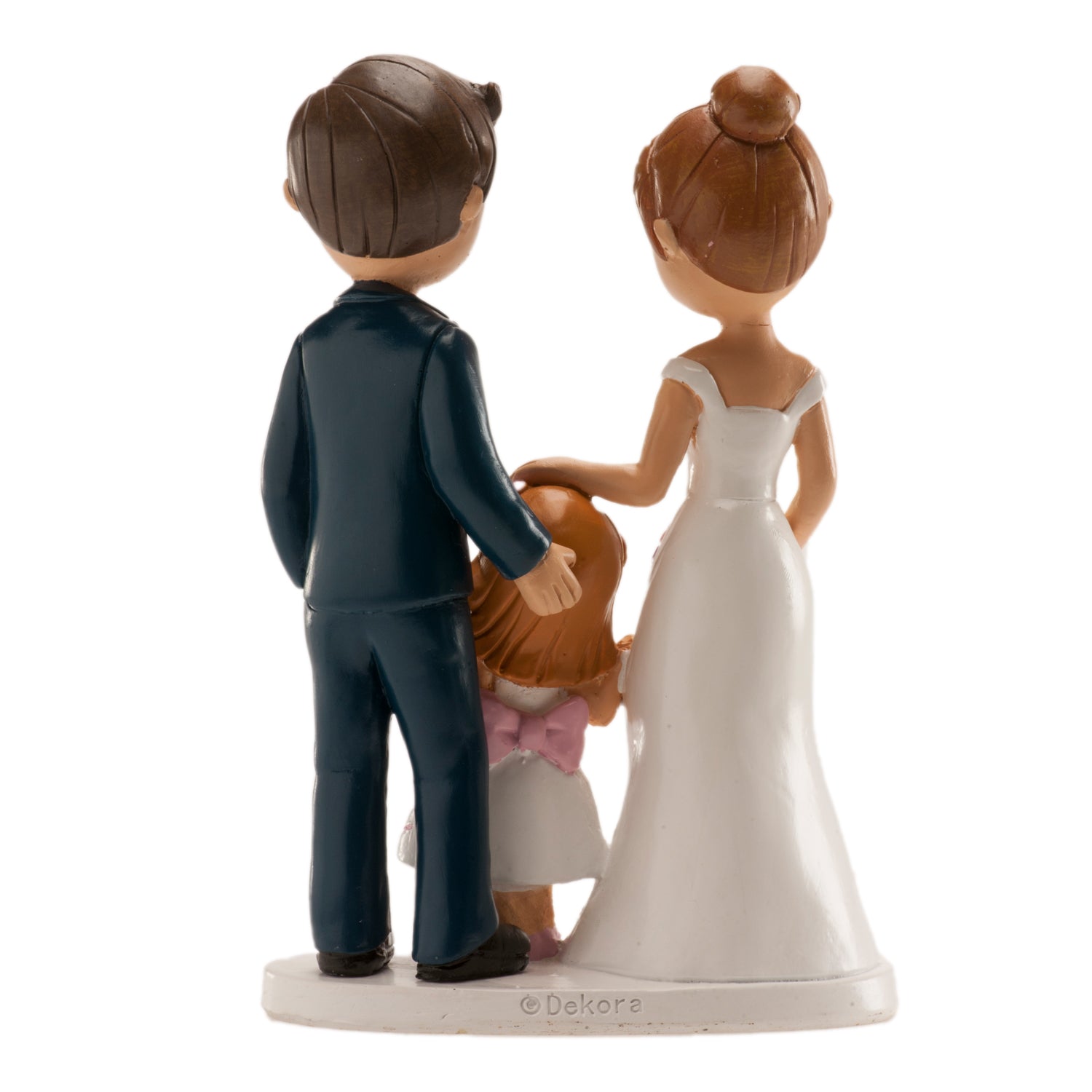 PAREJA BODA CON NIÑA 16CM