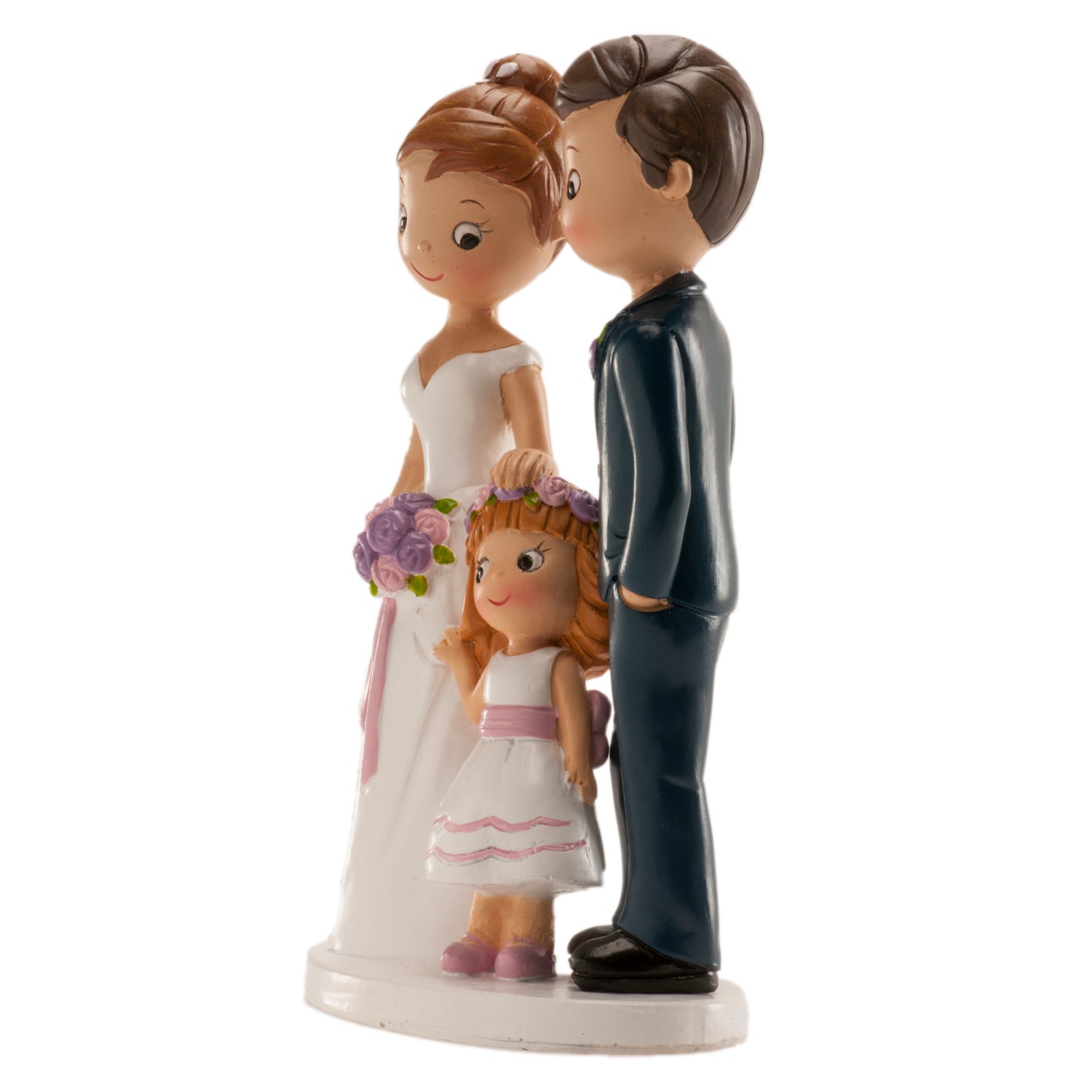 PAREJA BODA CON NIÑA 16CM