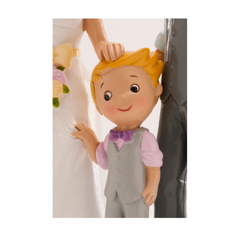 PAREJA BODA CON NIÑO 16CM