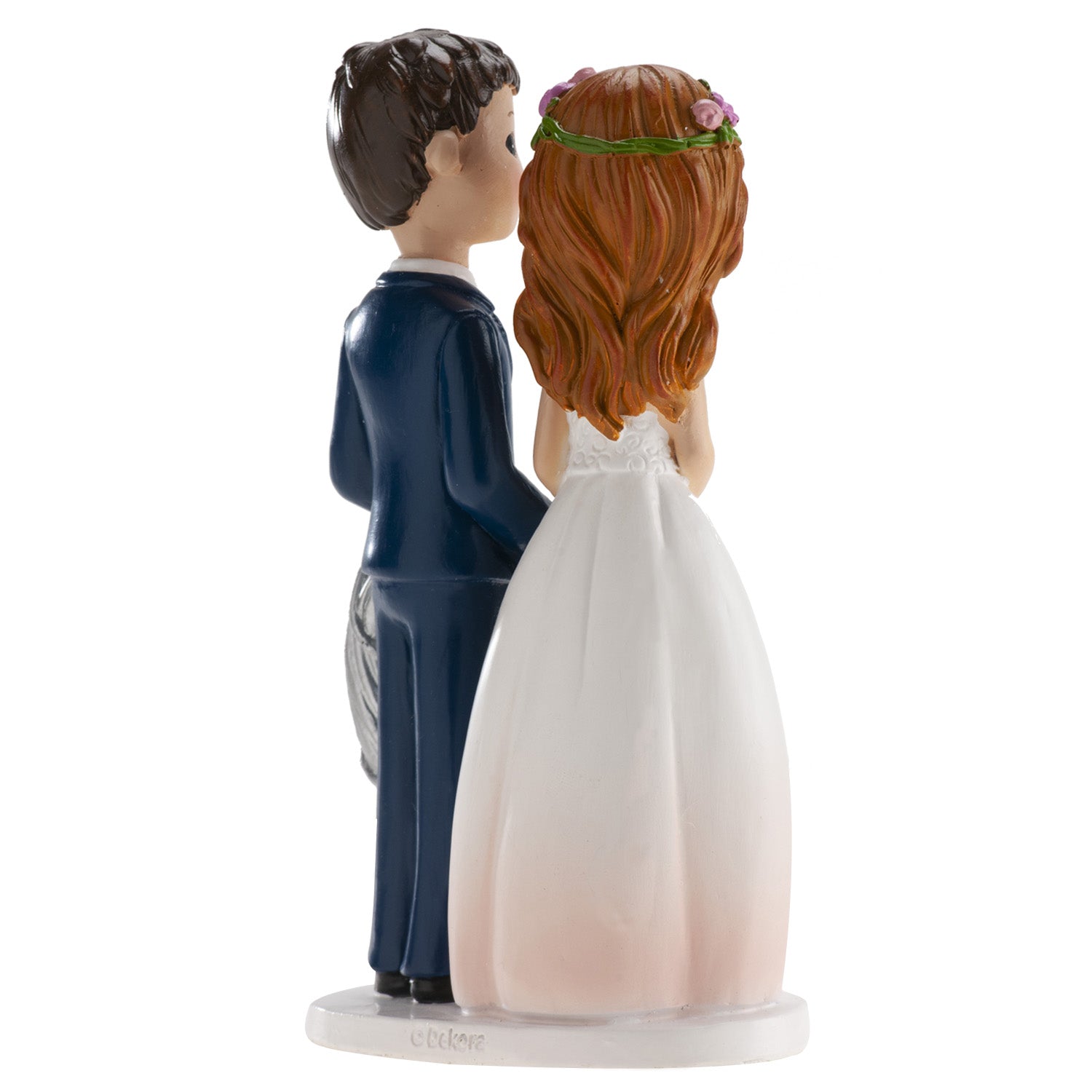 PAREJA BODA CORAZÓN 16CM