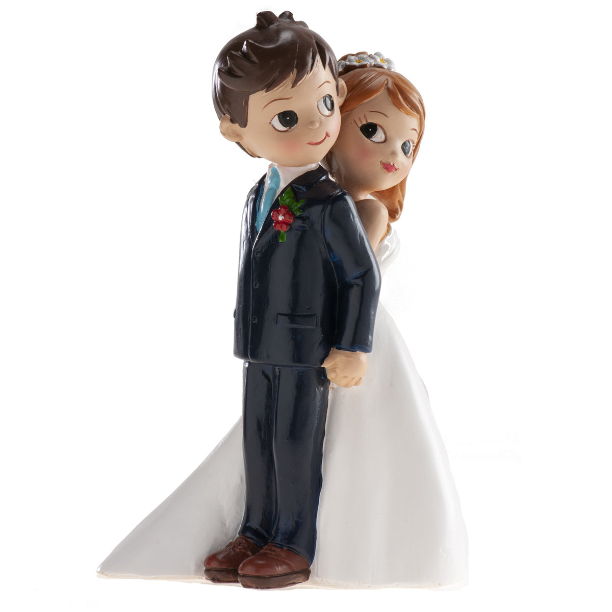 PAREJA BODA DE ESPALDAS 16CM