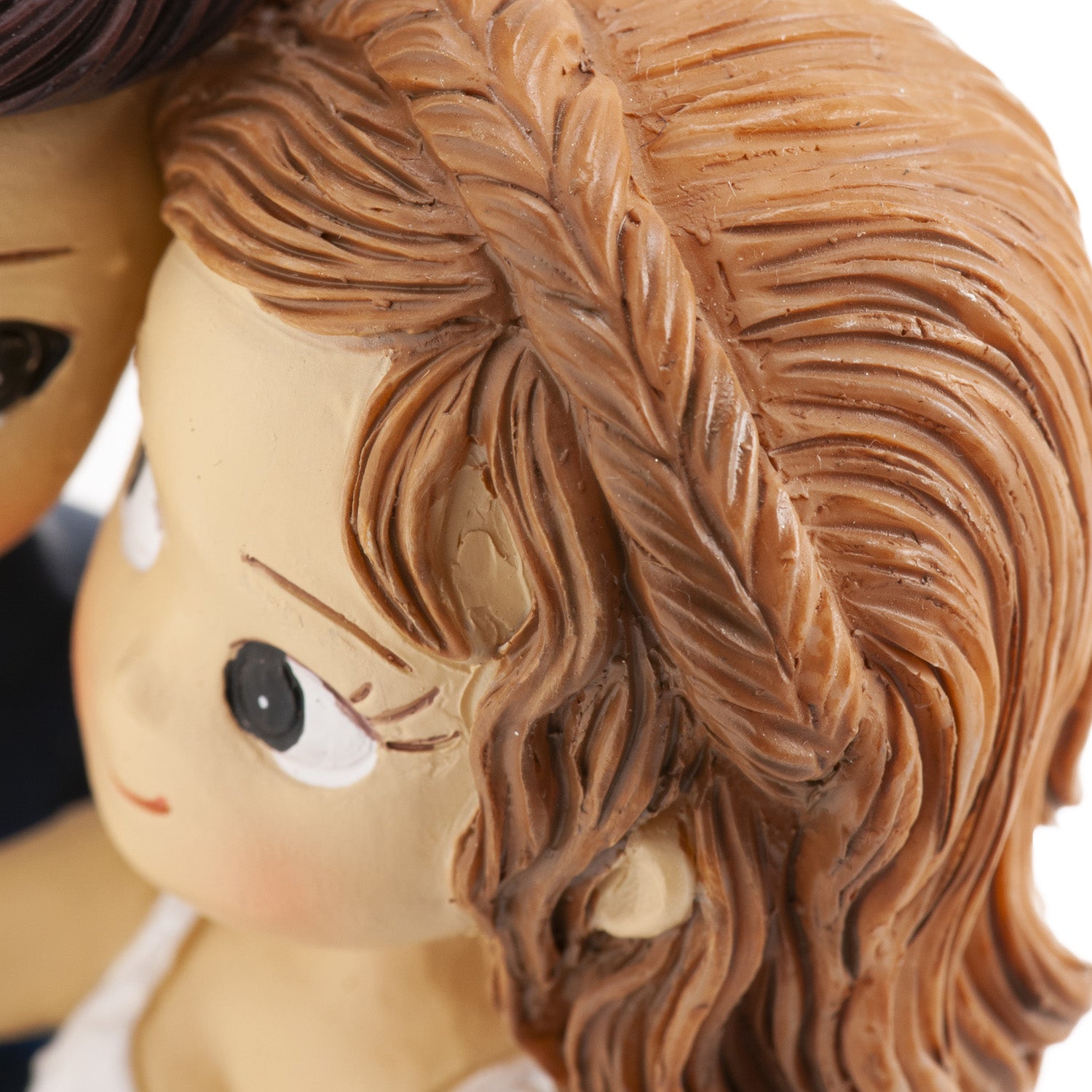 WEDDING COUPLE TOUCH HAND WITH FACE