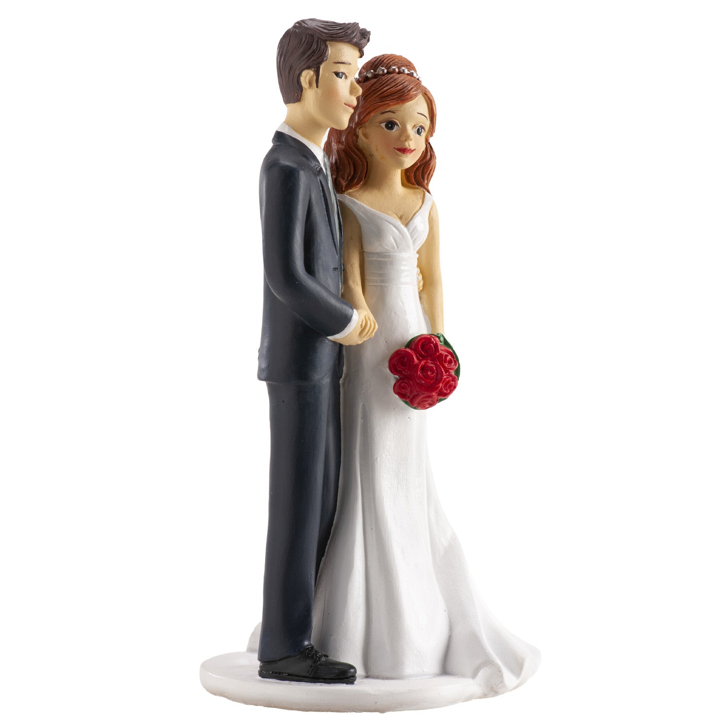 WEDDING COUPLE HOLDING HANDS 18CM