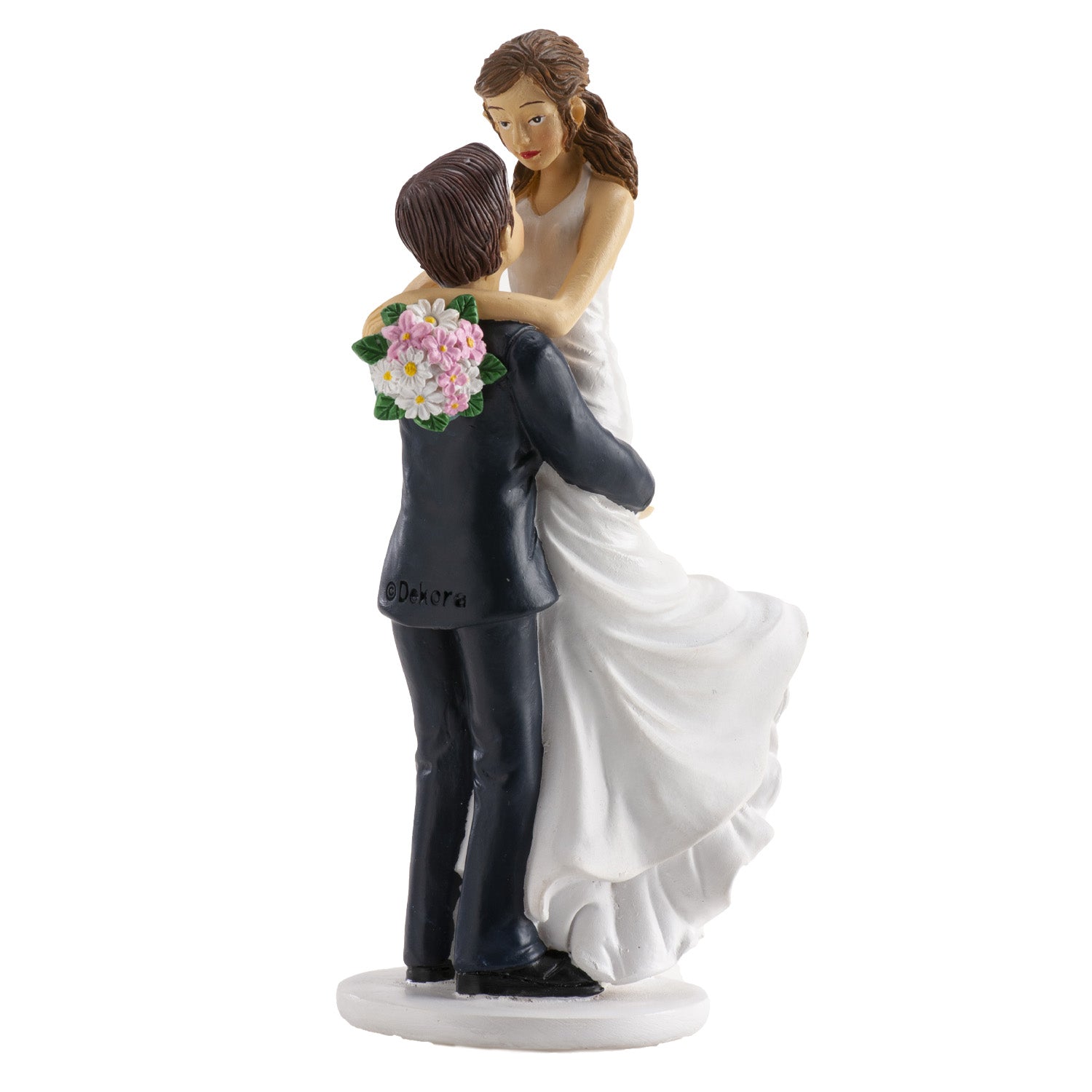 WEDDING COUPLE BRIDE IN ARMS 18CM